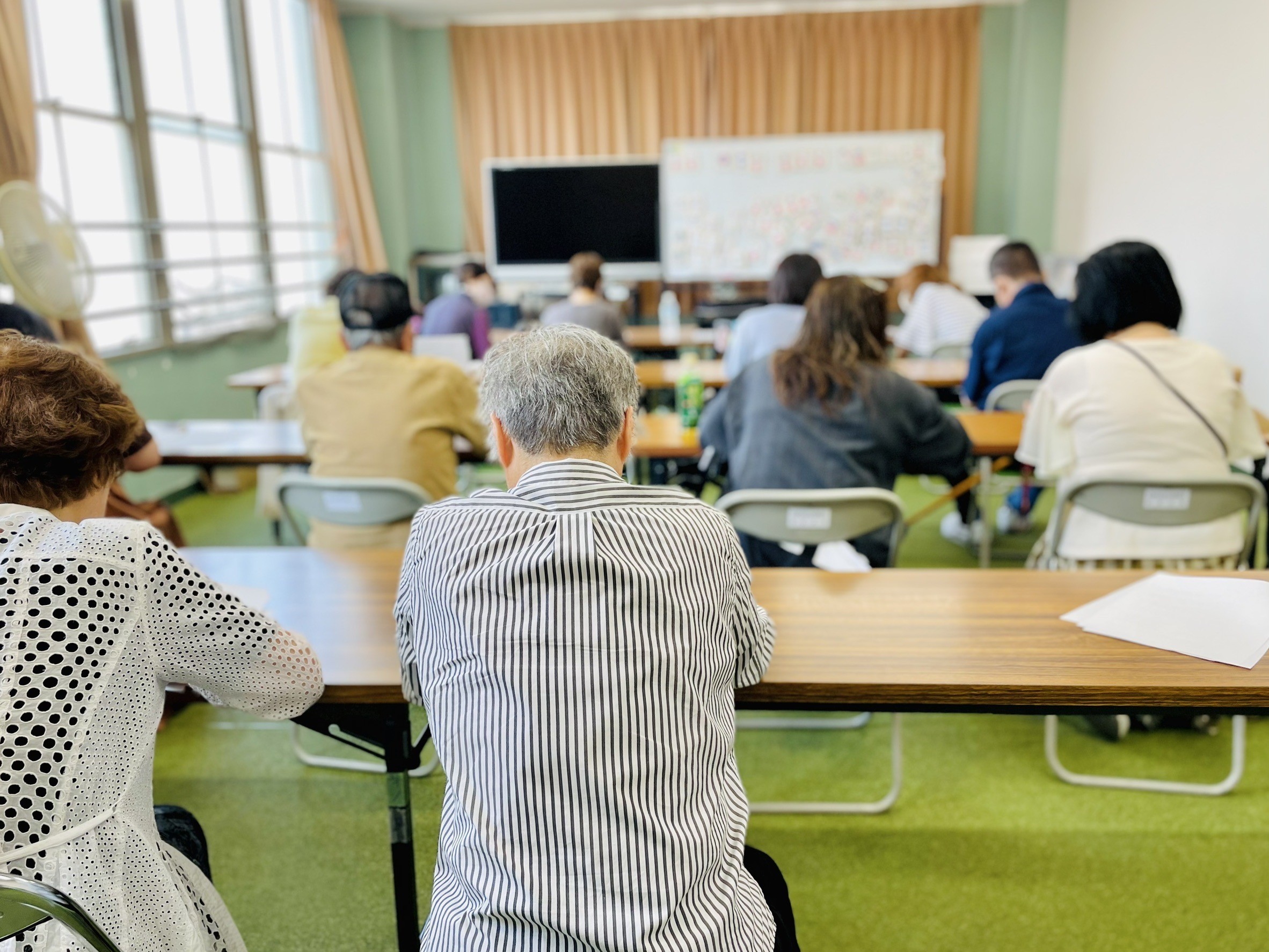 大人の脳トレ塾の告知チラシ